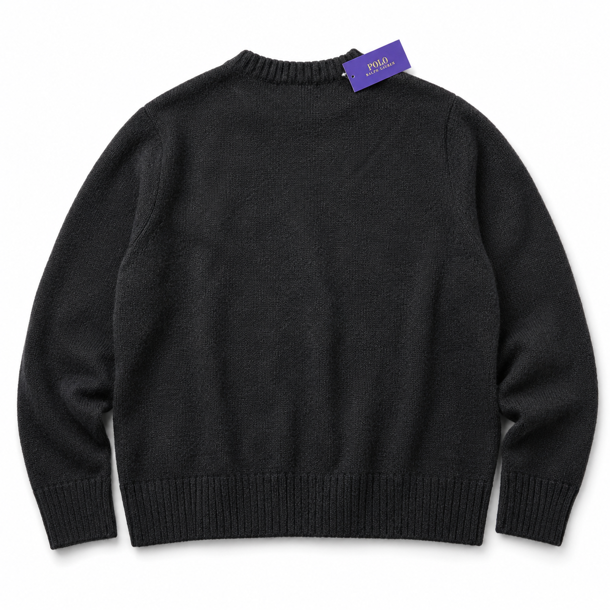 Women’s Polo Ralph Lauren Polo Bear Wool Sweater – Black – Sizes S, M, L – New With Tags