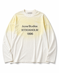 Acne Studios Stockholm 1996 Long Sleeve Shirt – White & Yellow – Size M – New