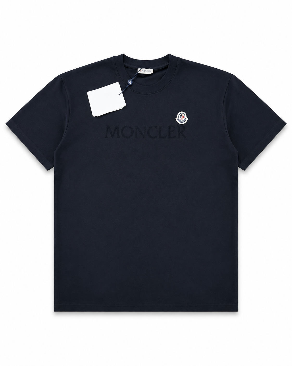 Moncler Men’s Logo T-Shirt – Navy – Sizes M & L – New With Tags