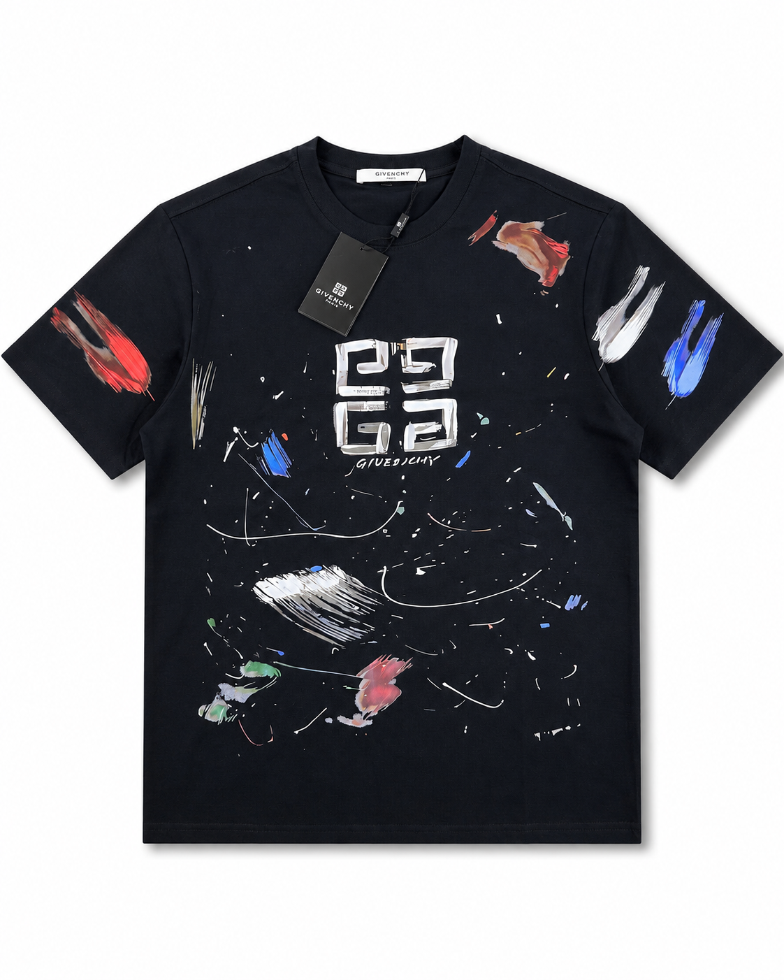 Givenchy Men’s Graphic T-Shirt – Black – Size S – New With Tags