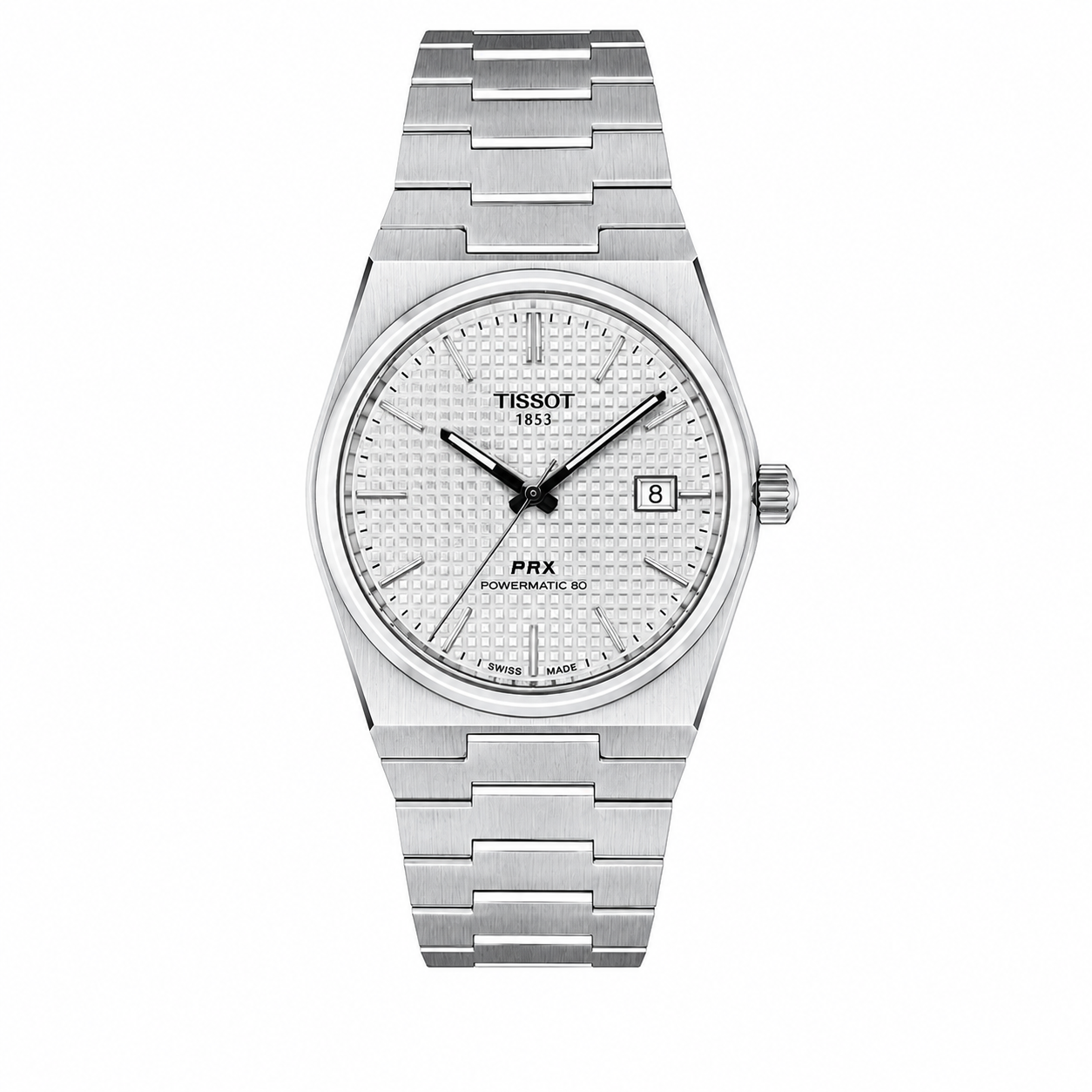 Tissot PRX Powermatic 80 Automatic 40mm Black Dial Stainless Steel Watch