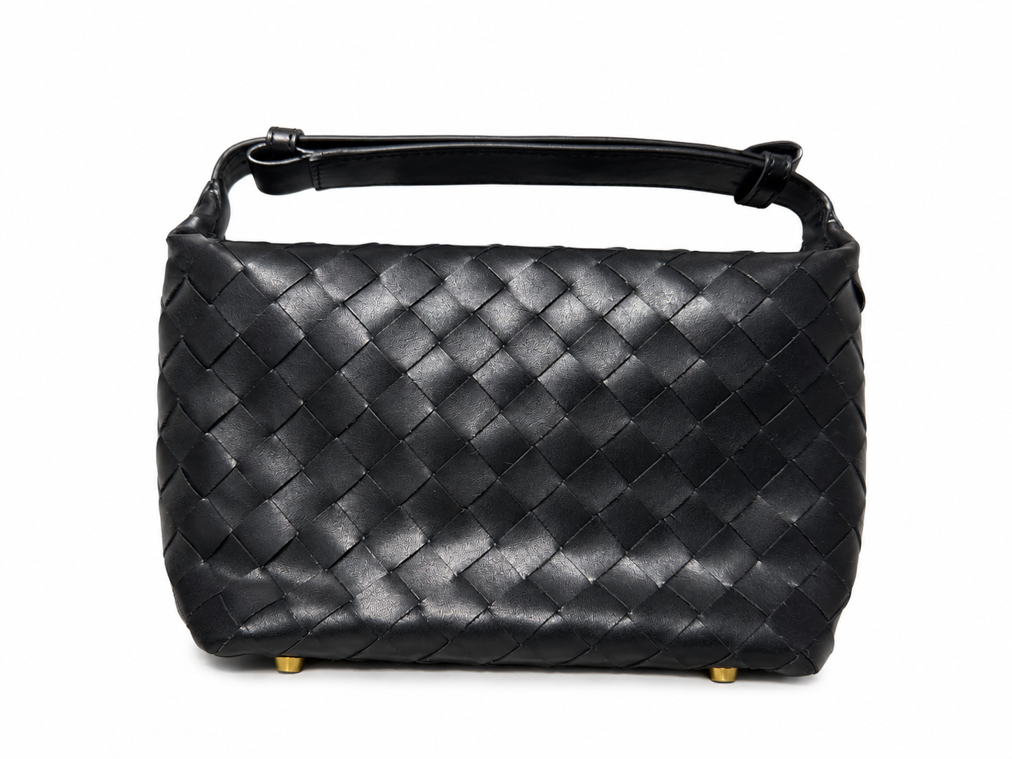 Bottega Veneta Mini Intrecciato Leather Shoulder Bag – Pre-Owned – Excellent Condition