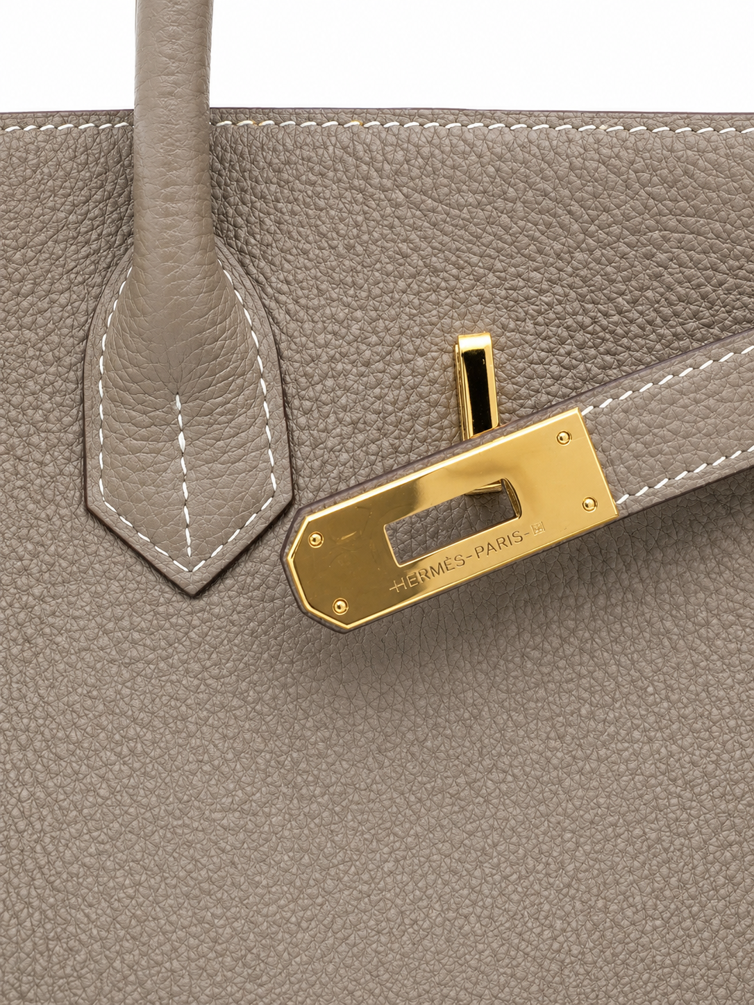 Hermès Birkin 35 Togo Leather Etoupe Gold Hardware Pre-Owned – Excellent Condition