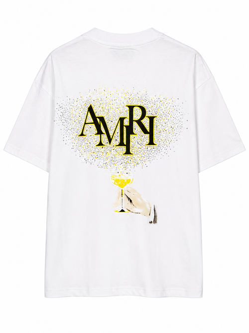 Amiri White Logo Graphic T-Shirt – Brand New with Tags  – 100% Authentic