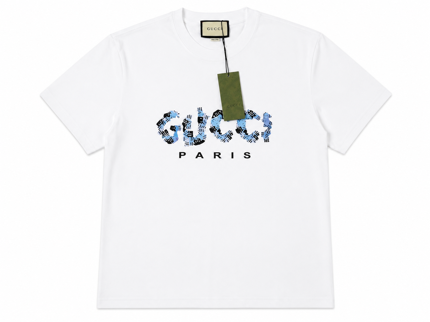 Gucci Paris Logo White T-Shirt – Brand New with Tags – Authentic