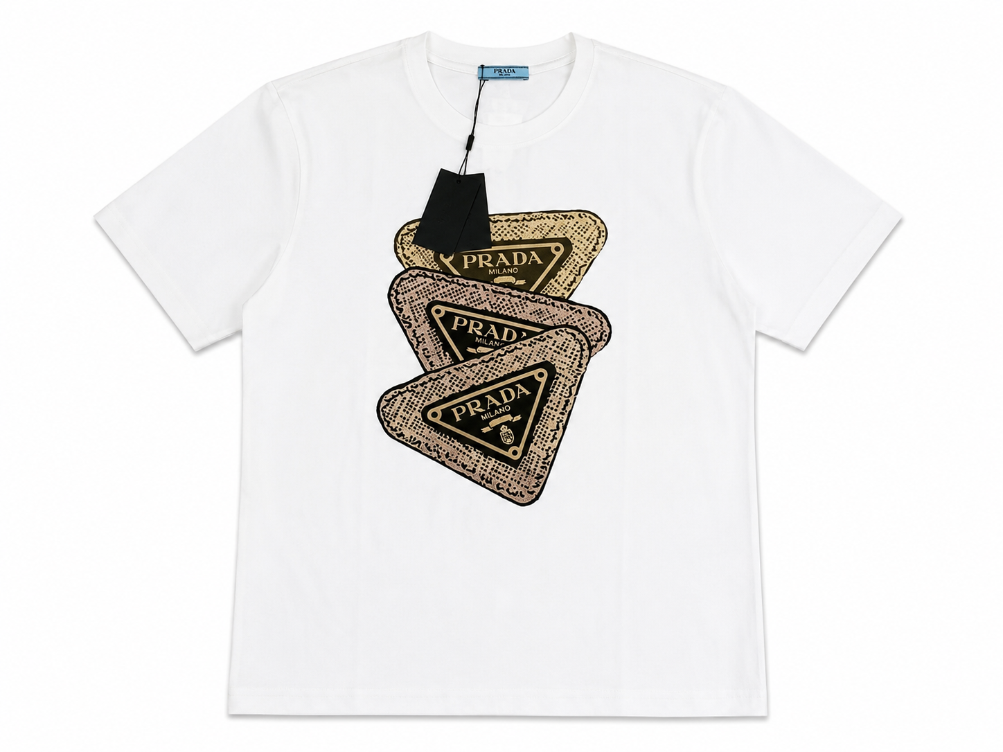 Prada  Logo Graphic T-Shirt – White | Brand New with Tags | Authentic
